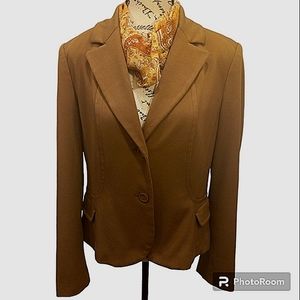 Fringe Stretch Blazer Vintage Fitted Jacket Academia Stylish Scarf Office Classy